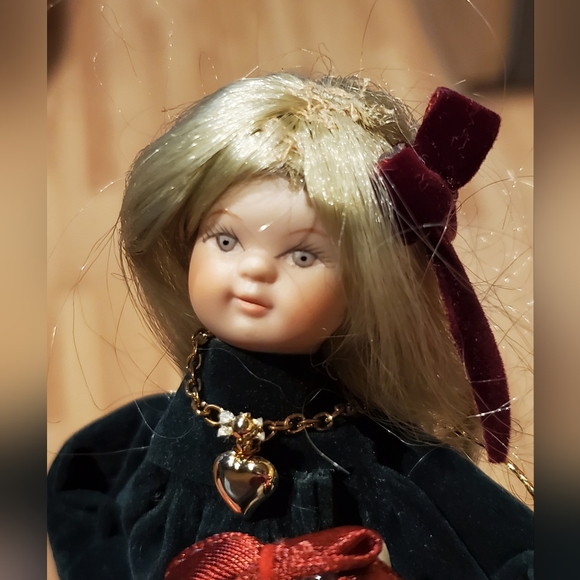 Porcelain Doll Ornament - Picture 2 of 7